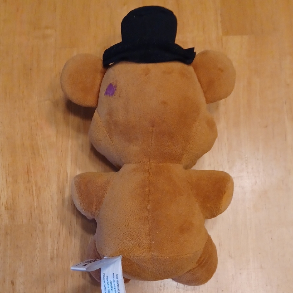 Five Nights at Freddy's Freddy Fazbear Plush Bear Brown Black 8in, 2016 - Picture 9 of 16